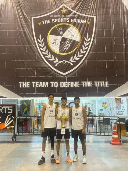 Winners at The Sports Forum tournament.
