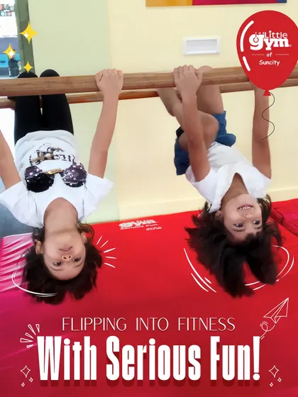 Flipping into fitness with a side of giggles! Our gymnastics bars are a safe and exciting place for kids to hang, swing, and see the world from a new perspective, building strength and confidence with every move.