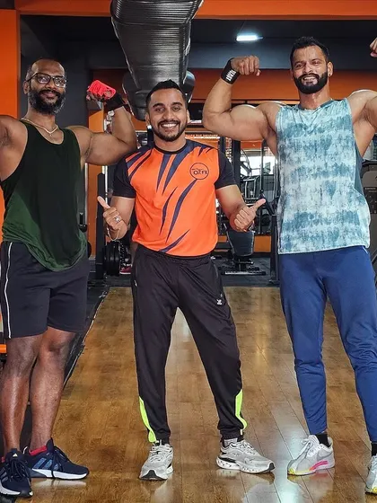 Strength in numbers. Posing with two dedicated clients after a tough workout session. We celebrate our progress and motivate each other to keep pushing for more.