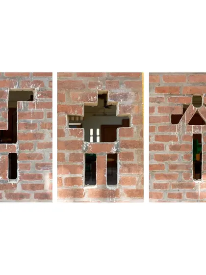 A duplicate of image 53, showing playful window cutouts.