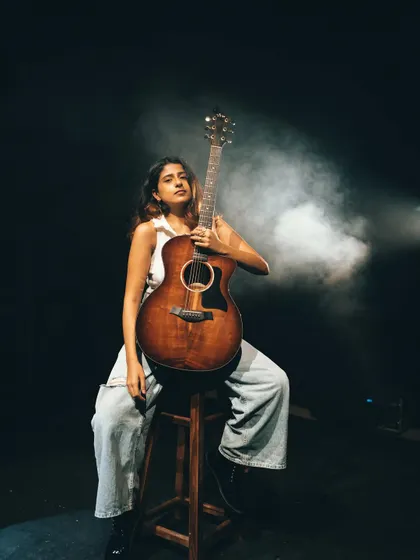 Music has always been my way of making sense of the world. This is me in my element, where I can be my most vulnerable and expressive self. I bring this same passion to every client project, helping you find your own voice.