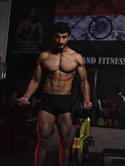 The tricolor is in my veins. Posing in front of the Indian flag, a symbol of my patriotism and motivation.