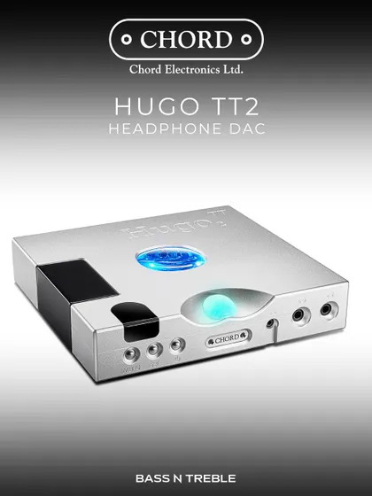 The Chord Hugo TT2 is a step-up DAC and headphone amp, designed for both desktop and HiFi systems. It offers immense power and technical capability.