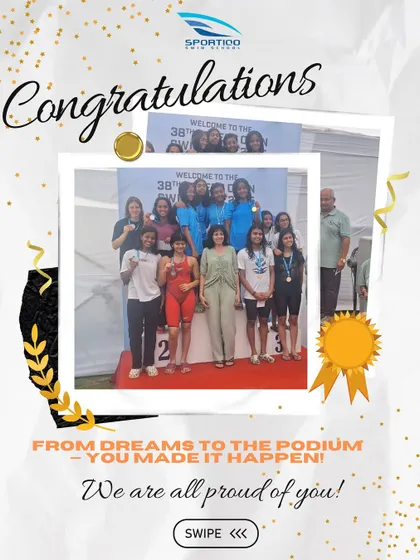 From dedicated training to the podium, our swimmers' hard work pays off. We are proud of every athlete's journey and achievements.