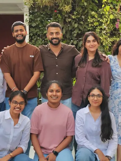 A smaller group of our talented team members, representing the collaborative spirit of our studio.