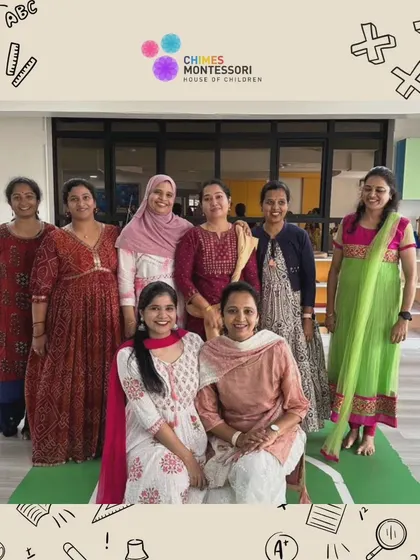 Another group of our wonderful teachers, celebrating their role in shaping young minds.