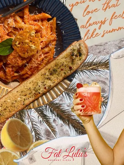 Penne for your thoughts? Our Penne Mama Rosa is a creamy, dreamy pasta dish that feels like summer on a plate, especially when paired with a refreshing cocktail.
