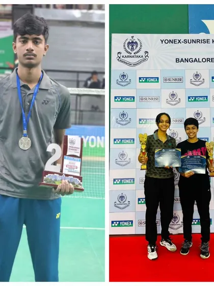 Good results from the State Ranking Tournament in Bangalore. Congratulations to Sankeerth and Purvi for their bronze medals in U-19 singles and doubles.