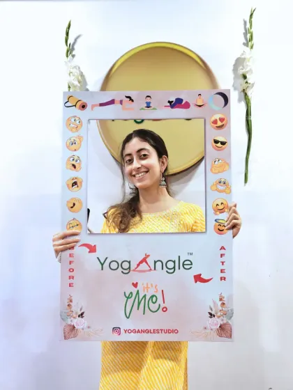 From feeling tired and stressed to energized and happy. This student's post class glow is a perfect example of the transformative power of a consistent yoga practice.