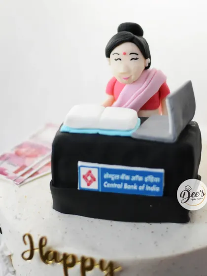 I can even create a personalized figurine of the retiree at their desk for one last day at the office.