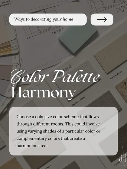Tip 1: Color Palette Harmony. Choosing a cohesive color scheme that flows through your rooms is key to creating a harmonious and well-designed home.