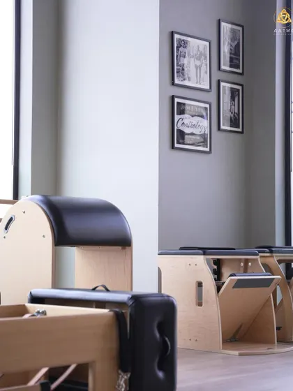 Every corner of the studio, from the equipment layout to the decor, is intentionally designed to create a calm and focused atmosphere for private and duet sessions.
