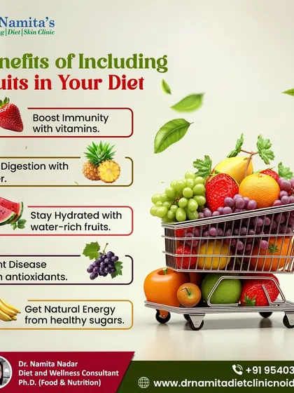 This visual summarizes the many benefits of including fruits in your diet. They boost immunity with vitamins, aid digestion with fiber, and provide natural energy. It's a simple way to fight disease and stay hydrated.