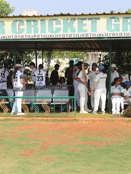 Another view of the players' dugout, occupied by teams during a competitive match in the RSCA League.