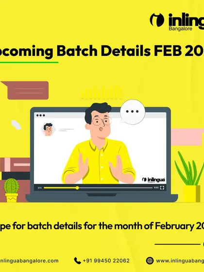 Announcing our upcoming batches for February 2024. This graphic introduces the schedule for our winter courses.