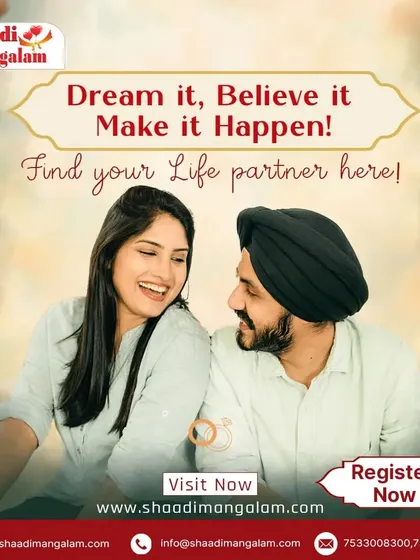 Dream it, believe it, and let us help you make it happen. Your life partner is waiting to be found, and our platform is the perfect place to start your search.