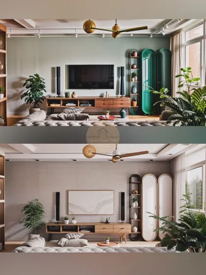 More views of our completed living and dining projects, showcasing a variety of styles, color palettes, and custom furniture designs that reflect the unique personalities of our clients.