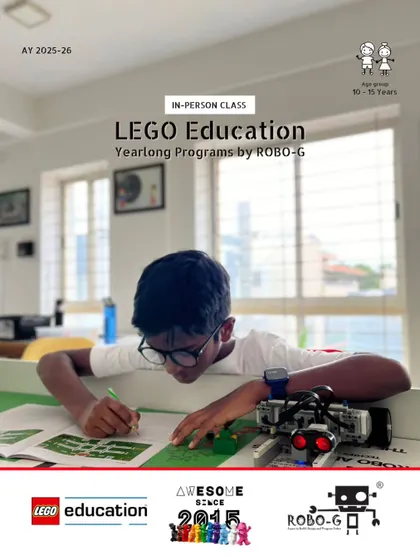 Announcing our LEGO Education yearlong programs for the 2025-26 academic year. We offer in-person classes for children aged 10-15, focusing on building advanced robotics and programming skills.