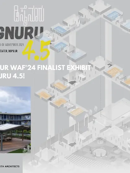 An exhibit for our WAF'24 finalist project at Designuru 4.5. We enjoy bringing our internationally recognized work back to our local design community.