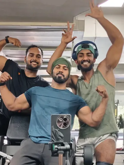 Life is always better when you're laughing and lifting with your buddies. The gym is my community, and we support each other's growth inside and outside our workouts.