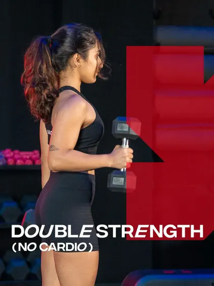 A glimpse of our Double Strength program, focused purely on building muscle and power without the cardio.