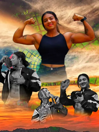 Another version of my journey collage. This one highlights my victories and the transformation I've undergone as an athlete.
