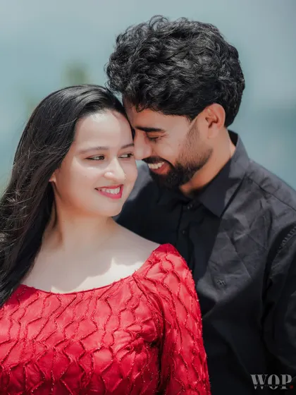 A happy, smiling close-up of the couple. This image captures their genuine connection and joy, a key element of my candid photography style.
