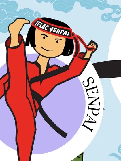 Our IFLAC Senpai character, representing our intermediate young learners who are advancing their language skills.