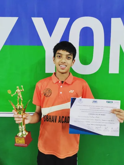 Toshan Naik gets selected for the U-13 Karnataka state team. A big step for a young player. All the best for the nationals.