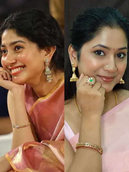 I was so moved by the movie Amaran that I had to recreate this beautiful, natural look of Sai Pallavi. It's all about glowing skin and a happy smile.
