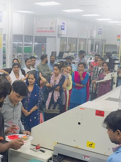 On Vishwakarma Pooja, my team celebrates the spirit of creation and innovation at our manufacturing facility. We honor the divine architect who inspires our Swadeshi craftsmanship.