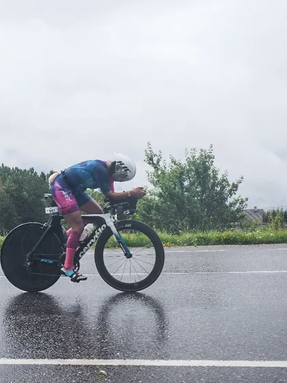 Another shot of me battling the elements in Estonia. The cold winds added a dramatic effect, but the goal is always to keep moving forward. Lessssgo.