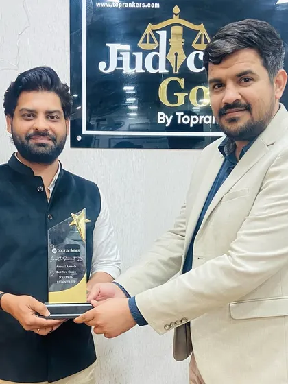 I was honored to receive this award on behalf of the entire Judiciary Gold Delhi team. This recognition reflects our collective hard work and dedication to helping law aspirants build successful careers.