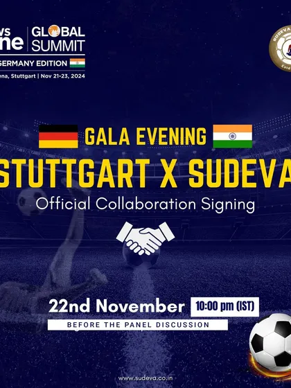 The official signing of our collaboration with VfB Stuttgart at the Global Summit in Germany. This partnership is a formal commitment to building a bridge for our players to the world stage.