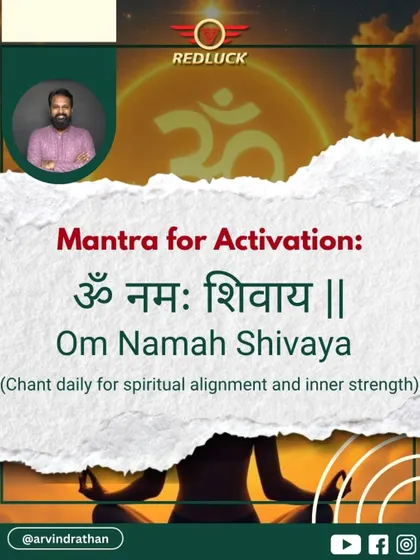 The activation mantra for the 15-Mukhi Rudraksha is the universal "Om Namah Shivaya." Chanting this daily provides spiritual alignment and builds the inner strength needed to manifest your goals.