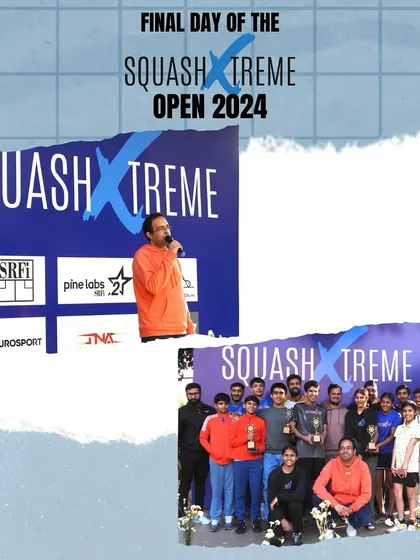 The final day of the Squash Xtreme Open 2024, filled with energy and emotion.