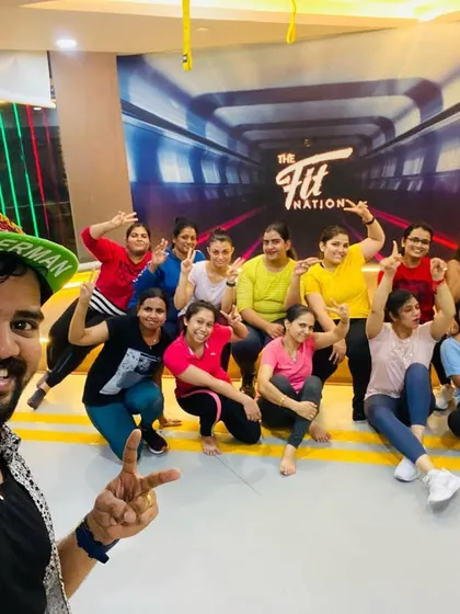 A selfie with the Fit Nation team. I love capturing these moments with my awesome students.