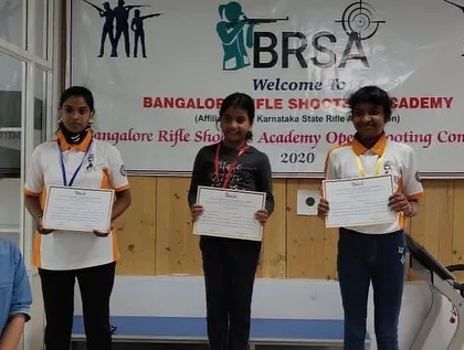 Our junior champions on the podium. Nurturing young talent is a core part of our mission at the academy.
