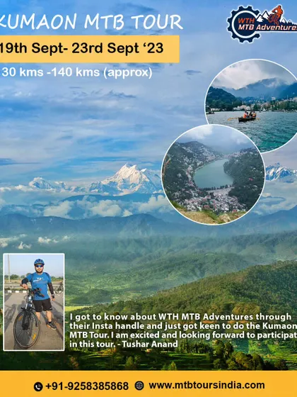 We welcome Tushar Anand from Agra for his first tour with us. It's always great to see new riders getting keen to join our adventures after finding us online.