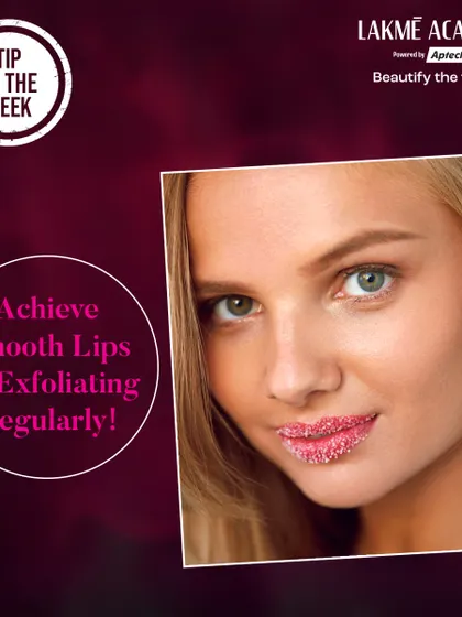 Our tip of the week focuses on achieving smooth, hydrated lips. We teach that even small details like regular exfoliation and nourishment are part of a complete beauty service, ensuring your clients look and feel their best.