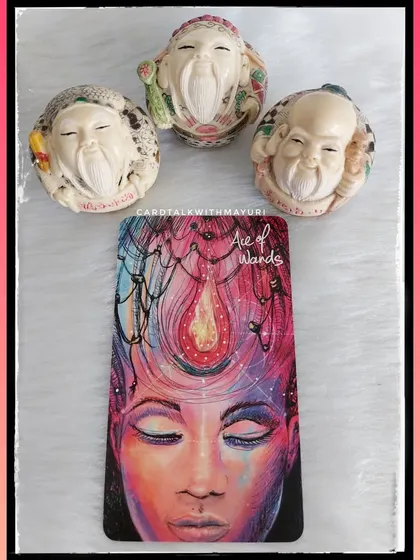 If you chose card 3 for May, the Ace of Wands, the month is full of inspiration, insight, and creative energy. It's the perfect time to begin something new, as you have the right energy to bring new projects to life.
