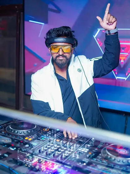 In my zone, connected to the music and the crowd. This is where I feel most alive, mixing tracks and creating a vibe that you'll feel long after the night is over.
