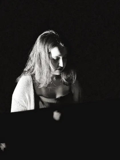 A pensive moment at the piano. Even though I'm a vocalist, the piano is a huge part of my songwriting and creative process.