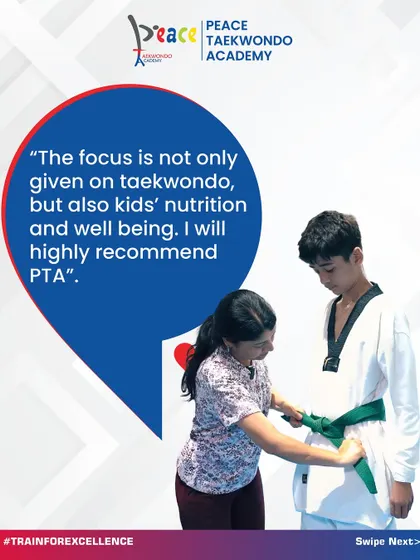 We believe in nurturing champions both on and off the mat. This parent's feedback highlights our holistic approach, focusing on nutrition and overall well being, which is central to our coaching philosophy.