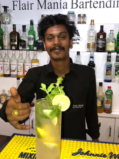 A refreshing Virgin Mojito from our Goa branch, packed with fresh mint and lime.