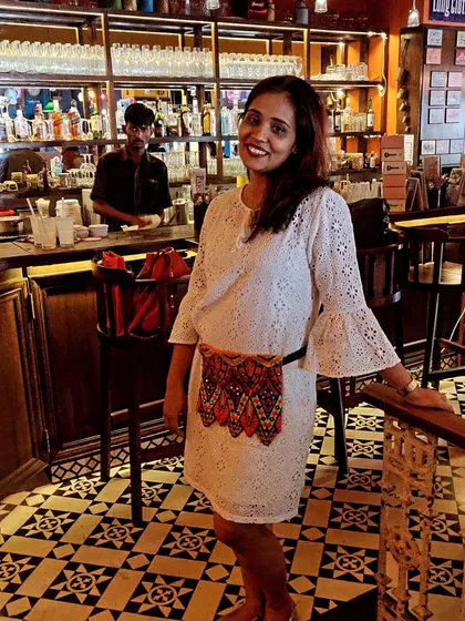 A candid shot from a pop-up event at Sodabottleopenerwala. These events are about community, empowerment, and sharing positive energy.