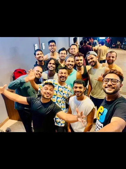 Another take of our post-workshop group selfie. These moments of shared accomplishment are what make our team-building dance sessions so effective.