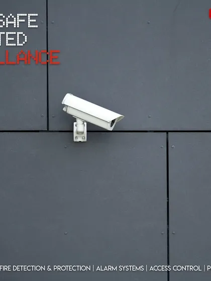 This minimalist installation shows how a security camera can blend seamlessly into a modern building's design. I prioritize clean aesthetics alongside robust security, ensuring the system is effective but not intrusive.