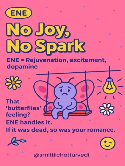 The East of North-East (ENE) is the zone of rejuvenation and excitement. If this zone is dead, with no energy, it can kill the spark and joy in your romance.