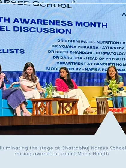 It was a privilege to be on stage with fellow experts, shedding light on crucial men's health issues. Raising awareness and empowering men to take charge of their health is incredibly important.